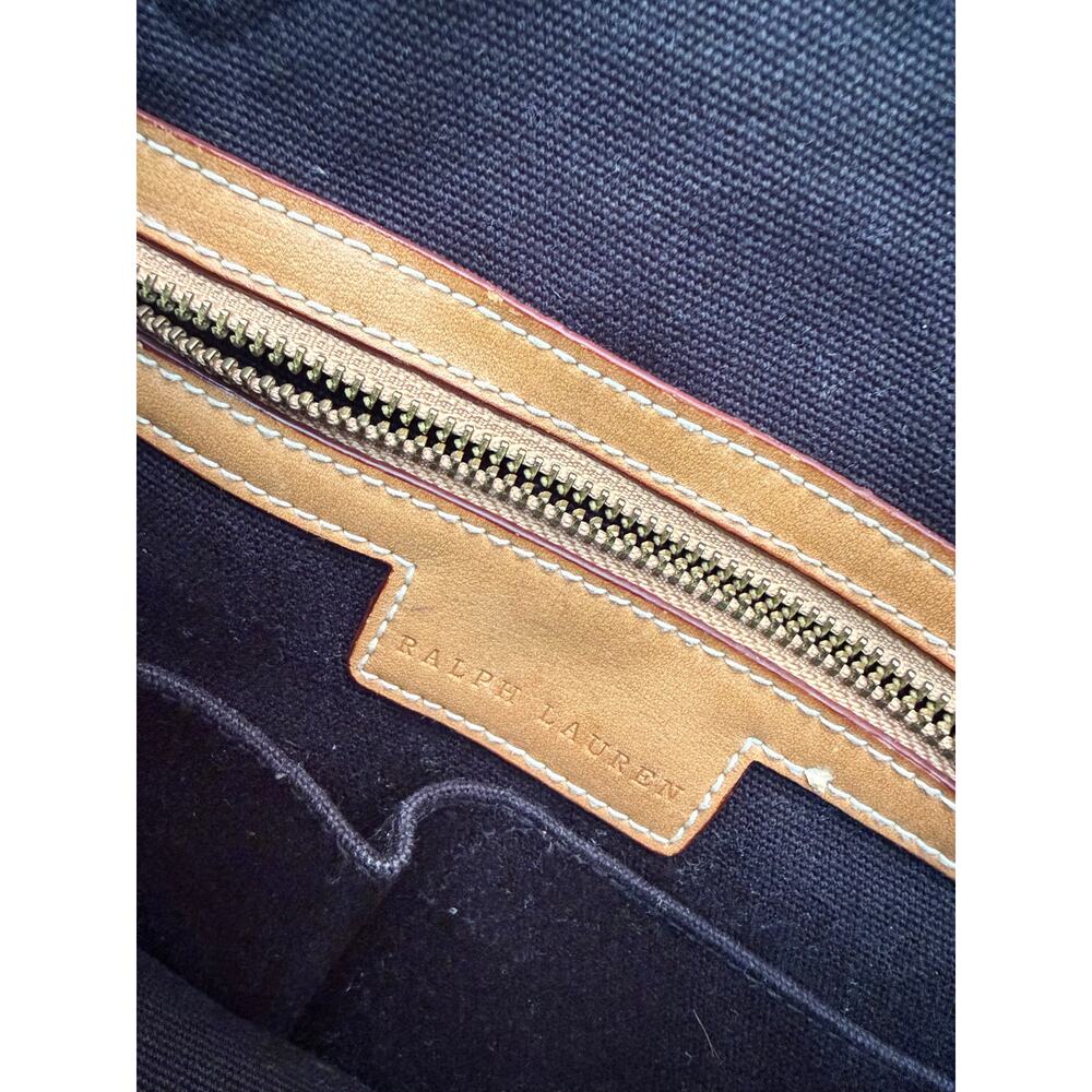 Ralph Lauren Canvas and Leather Tote - Picture 6 of 10